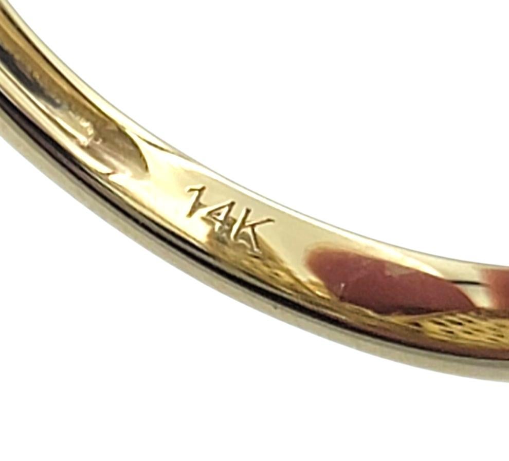 Effy - Bague cocktail papillon en or jaune 14 carats avec diamants noirs et blancs en vente 2