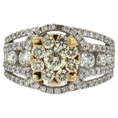 Effy Canare Two-Tone Gold Diamond Ring