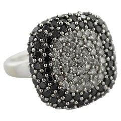 Effy Diamond, Black Diamond, 14k White Gold Ring