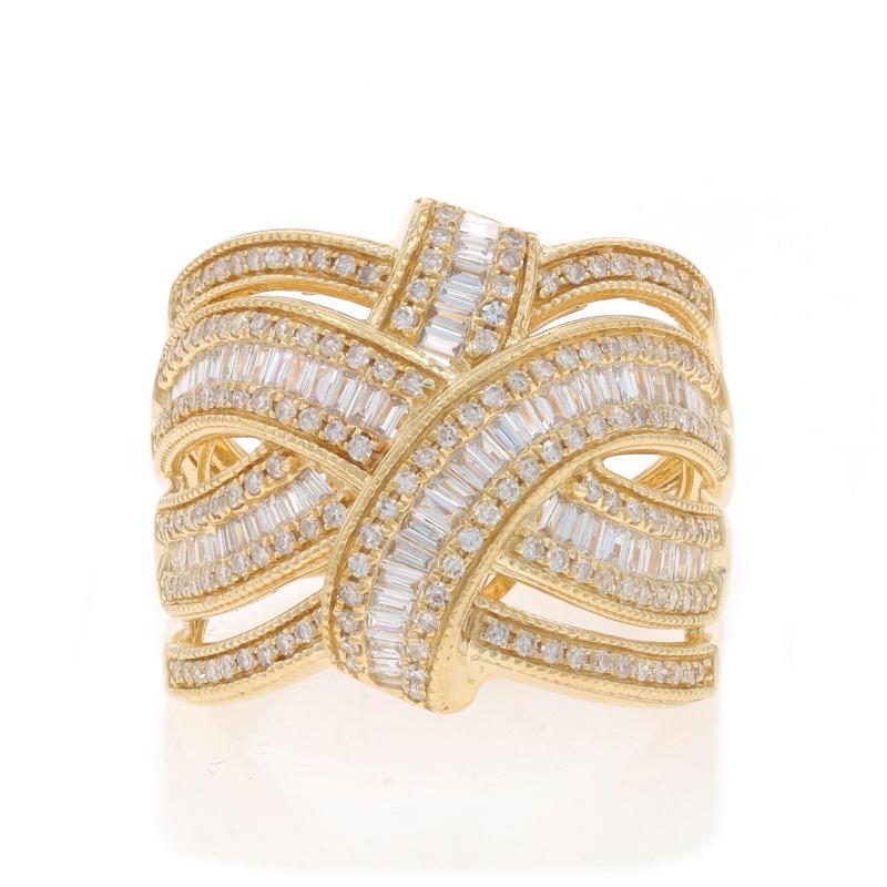 Prezzo al dettaglio: $4499

Dimensione: 7

Marchio: EFFY

Contenuto del metallo: Oro giallo 14k

Informazioni su A. Stone

Diamanti naturali
Carati: 0.87
Taglio: Baguette e taglio singolo
Colore: G - H
Chiarezza: VS1 - SI1

Carati totali: