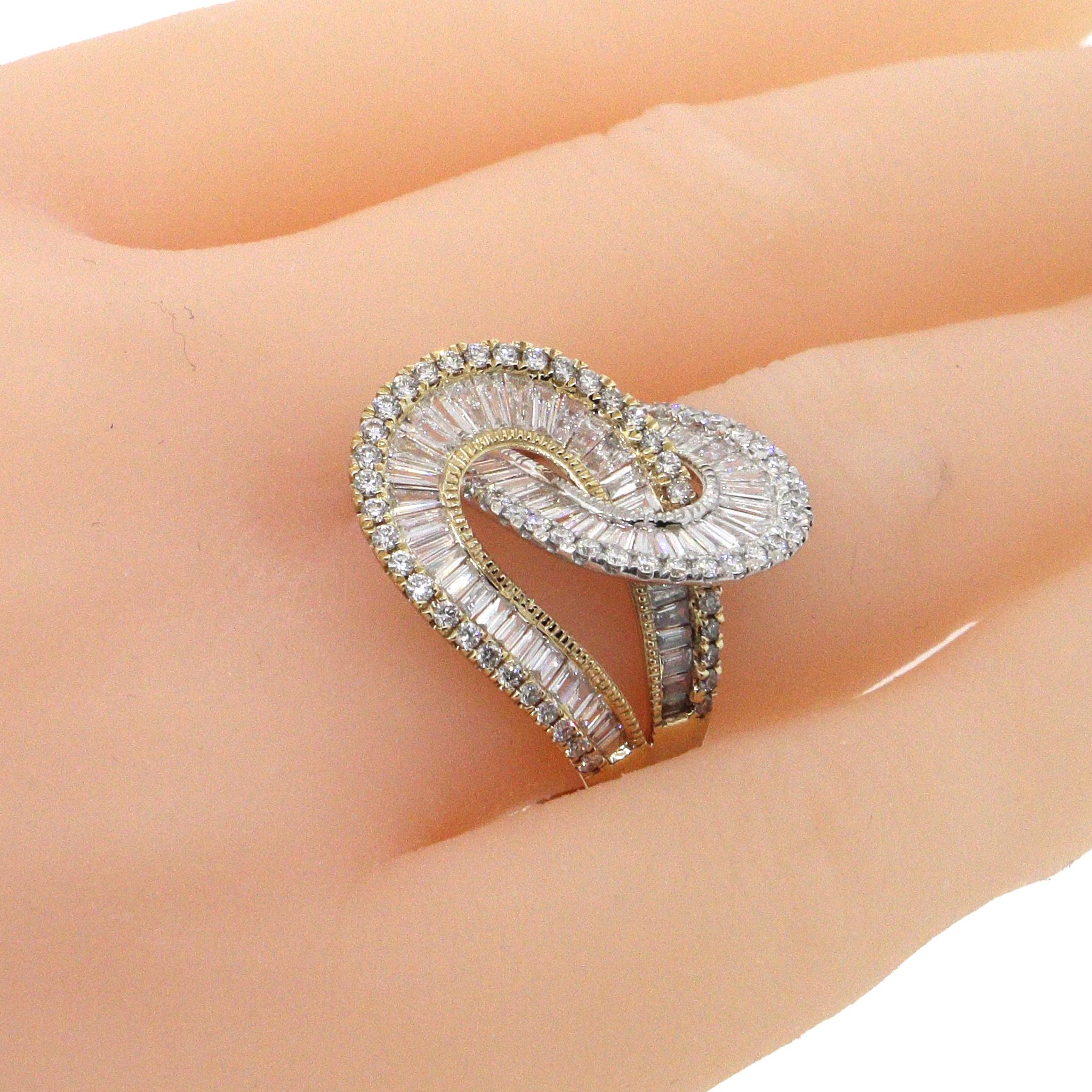 Effy Diamant Interlocking Swirl Ring 1
