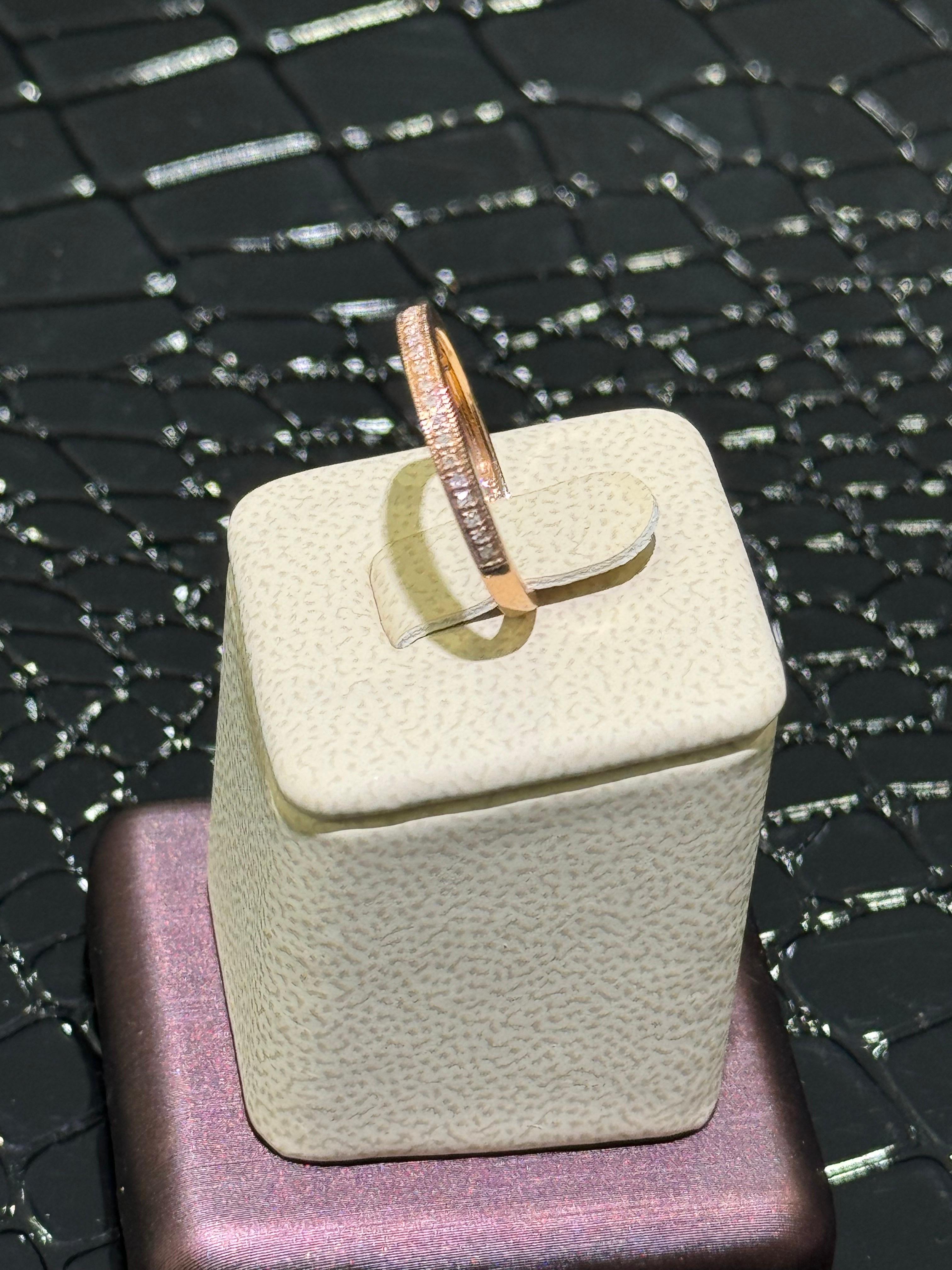 Effy Diamond Ring In 14k Rose Gold  In New Condition For Sale In Fort Lauderdale, FL