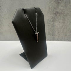 Effy Diamond "T" Initial Necklace in 14kt White Gold - 0.11ctw Diamonds, 18"