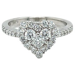 Effy Heart Shaped Diamond Ring in 14K Gold