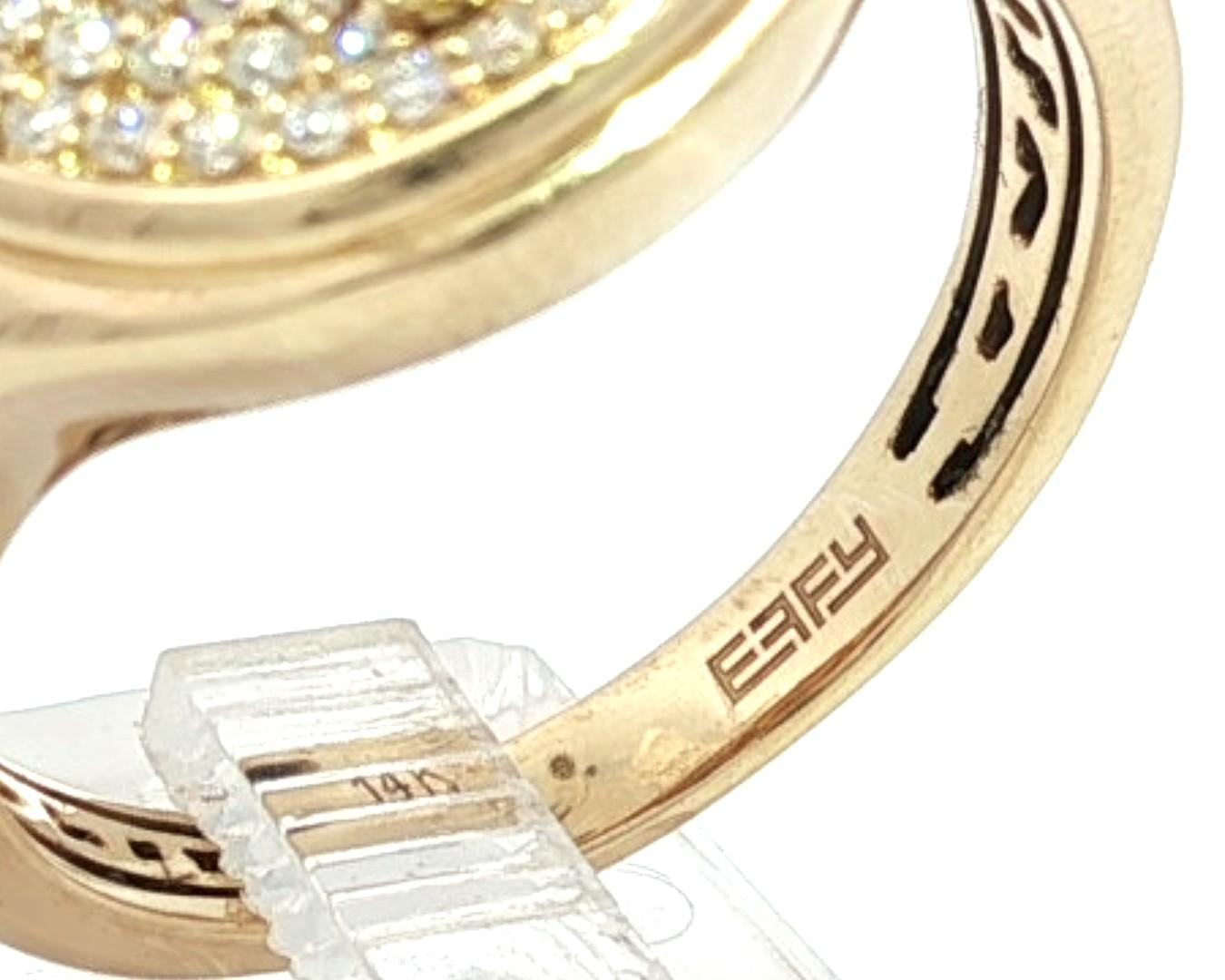 Bague chevalière ovale en or jaune 14k pour homme avec pavé de diamants et ancre en vente 7