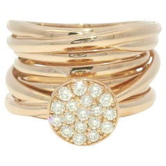 Effy Natural Diamond Pave 14-Karat Multi-Band Ring In Stock