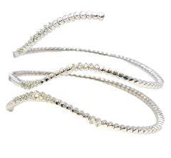 EFFY Pave Classica Flex Wickelarmband aus 14 Karat Weißgold mit Diamanten
