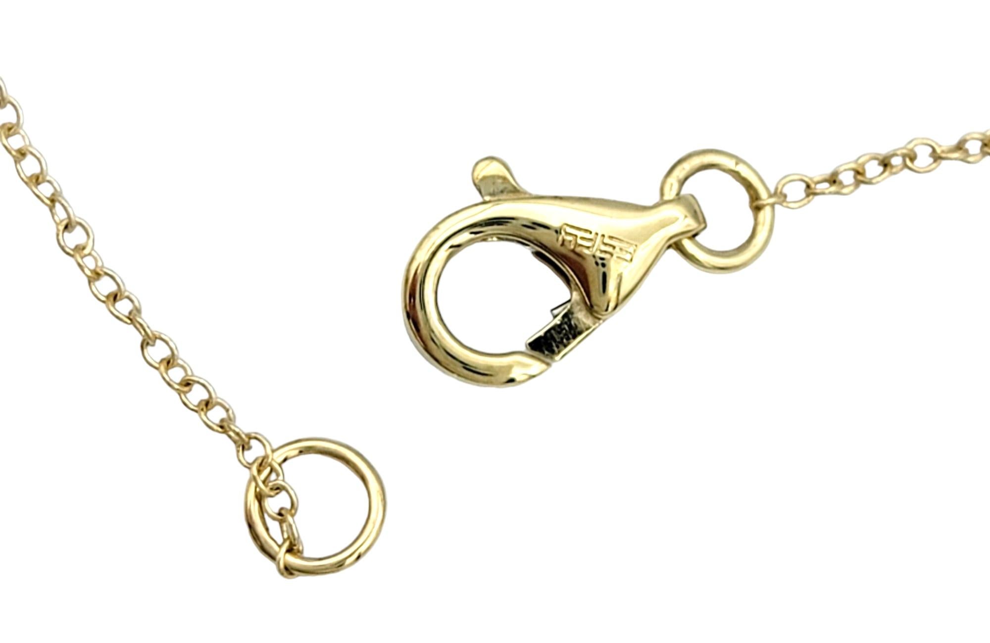 Effy Pavé Diamond Butterfly Pendant Necklace Set in 14 Karat Yellow Gold For Sale 1