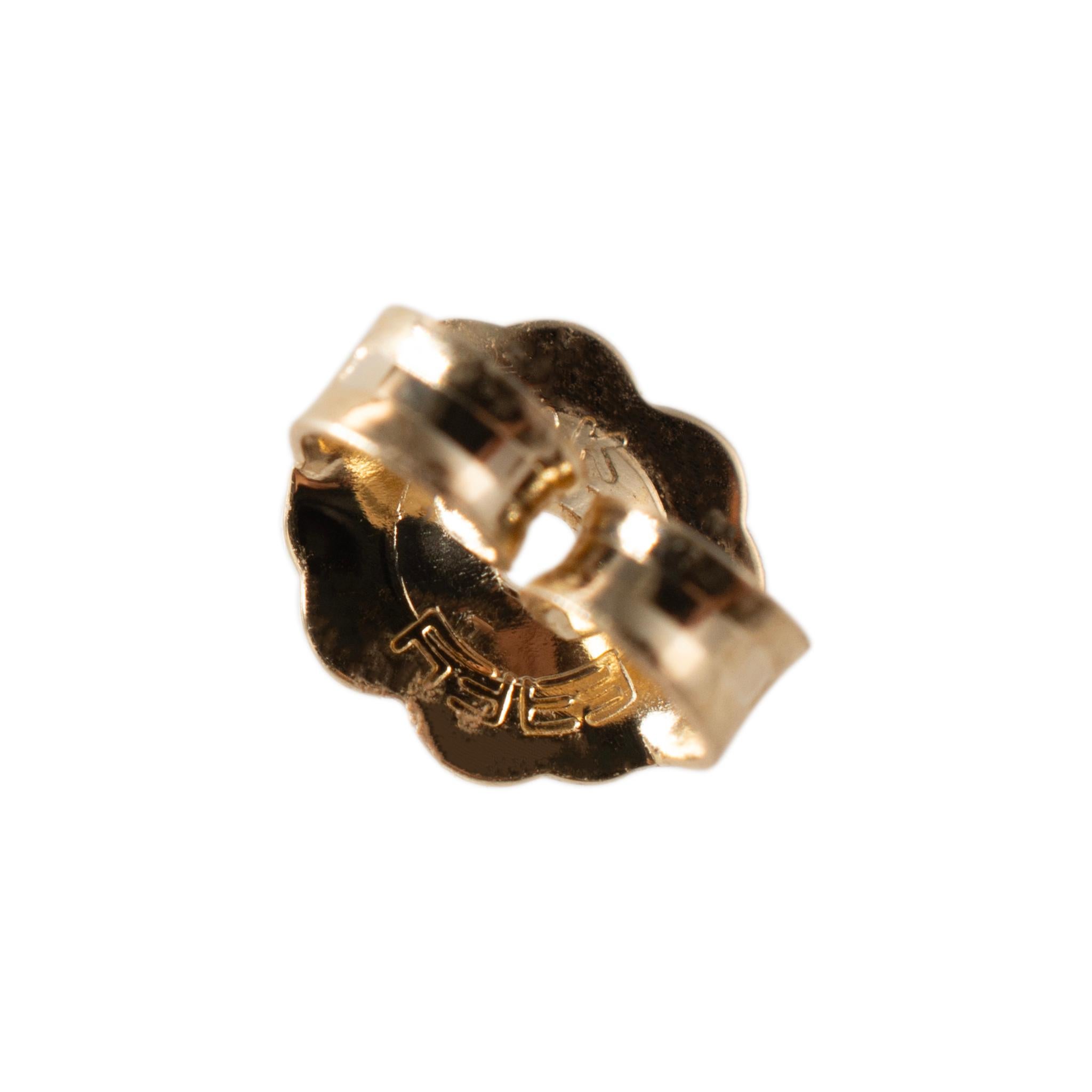 Orecchini Effy Seaside in oro giallo 14K con diamante e stella marina in vendita 2