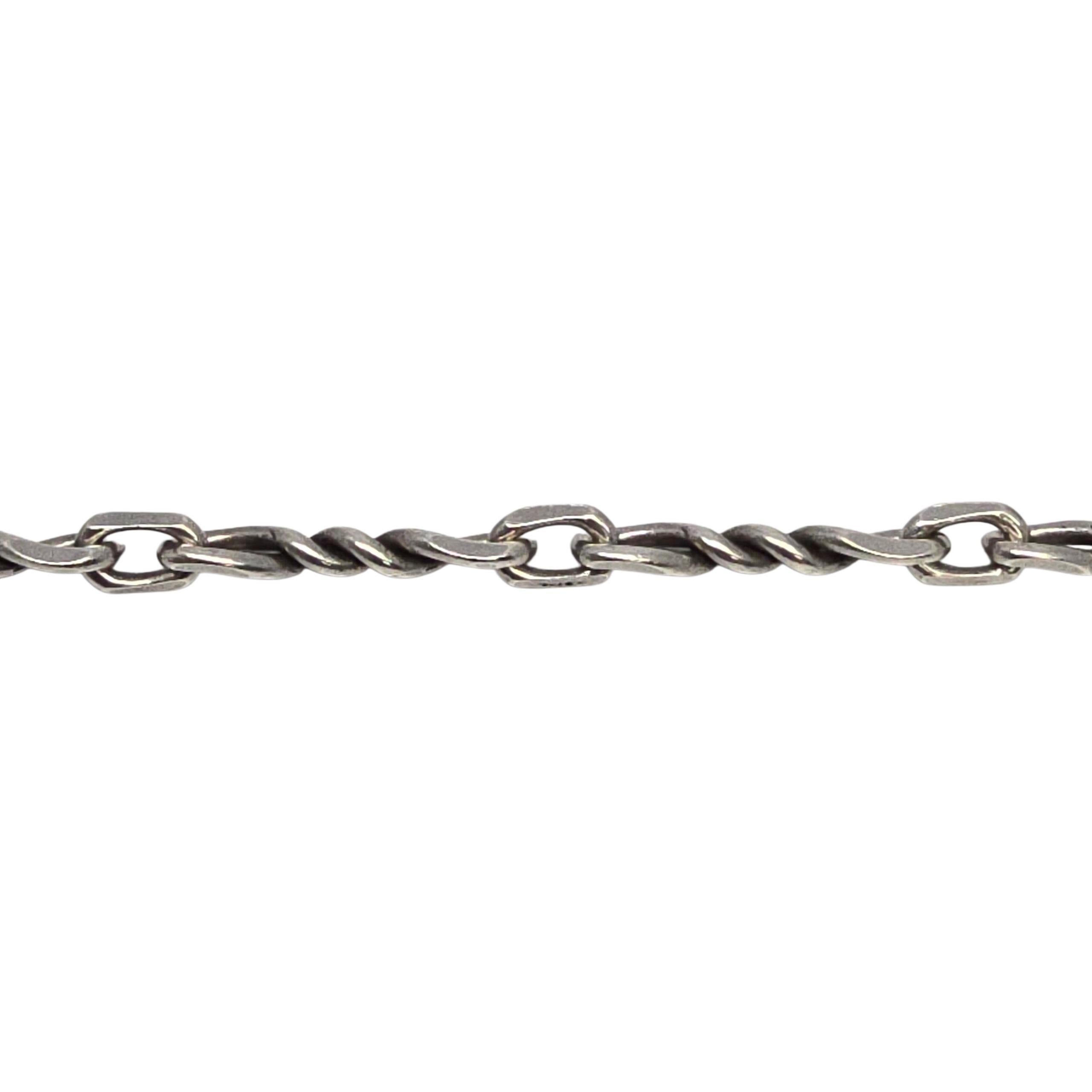 Pulsera para hombre Effy Twist Link de plata de ley #22484 en Bueno estado para la venta en Washington Depot, CT
