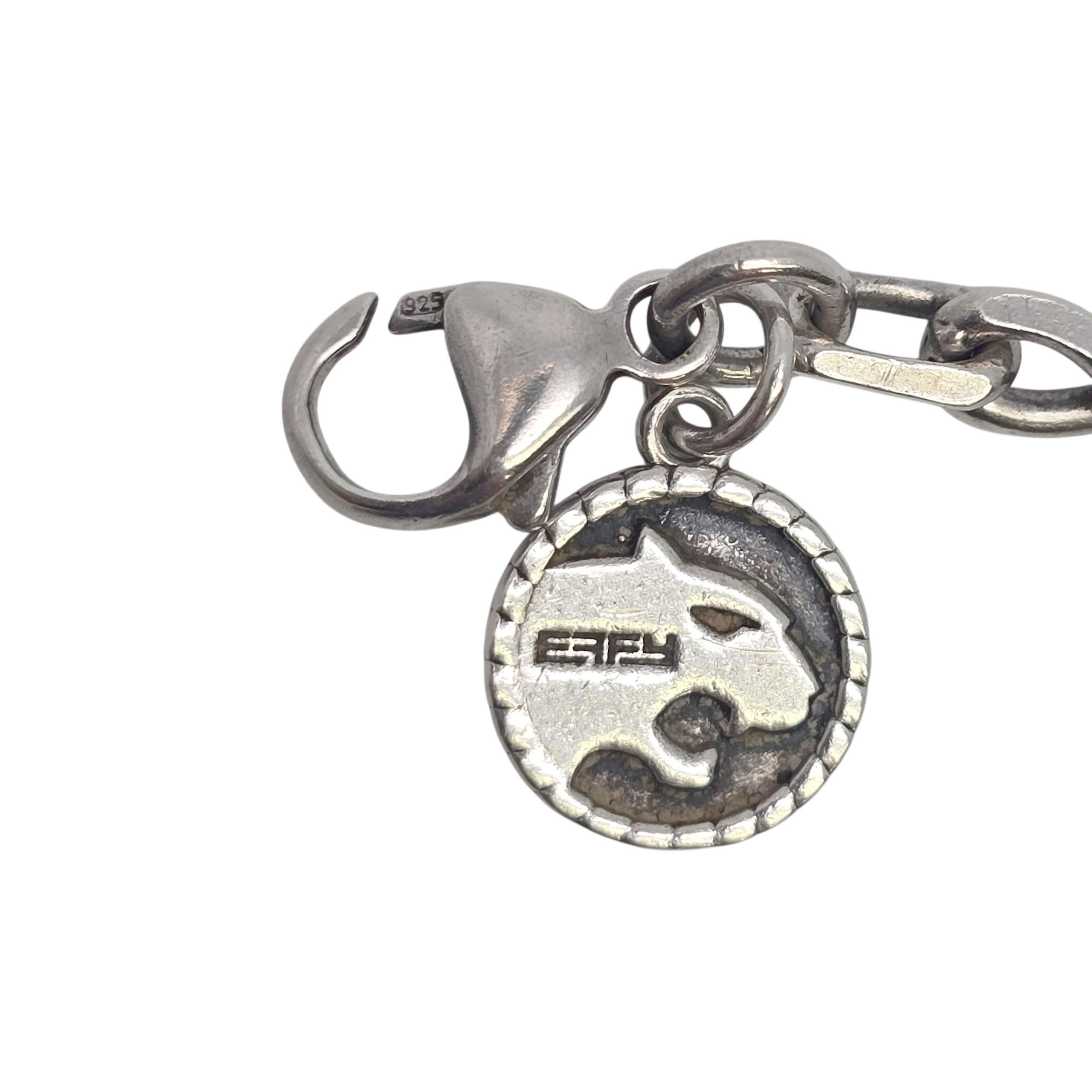 Pulsera para hombre Effy Twist Link de plata de ley #22484 en venta 1