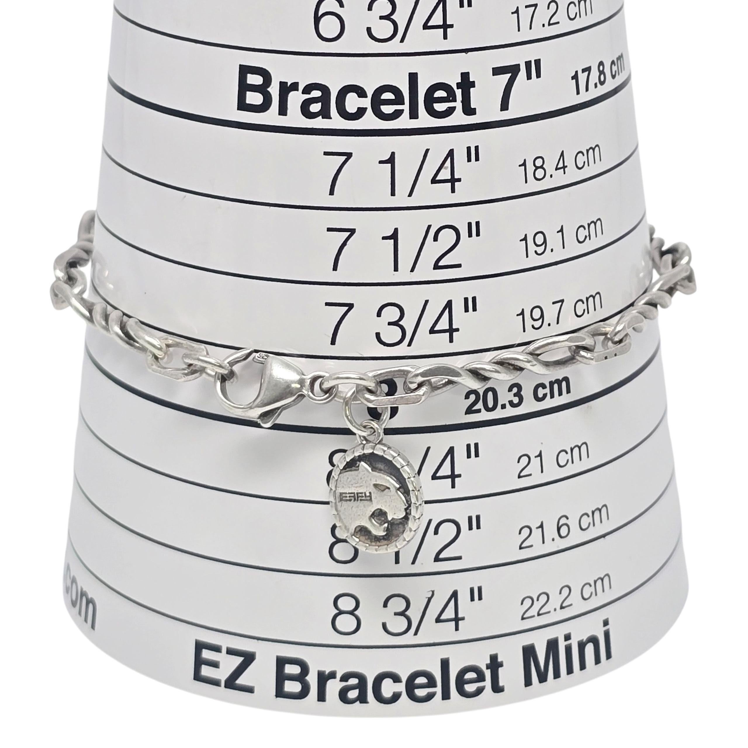 Pulsera para hombre Effy Twist Link de plata de ley #22484 en venta 3