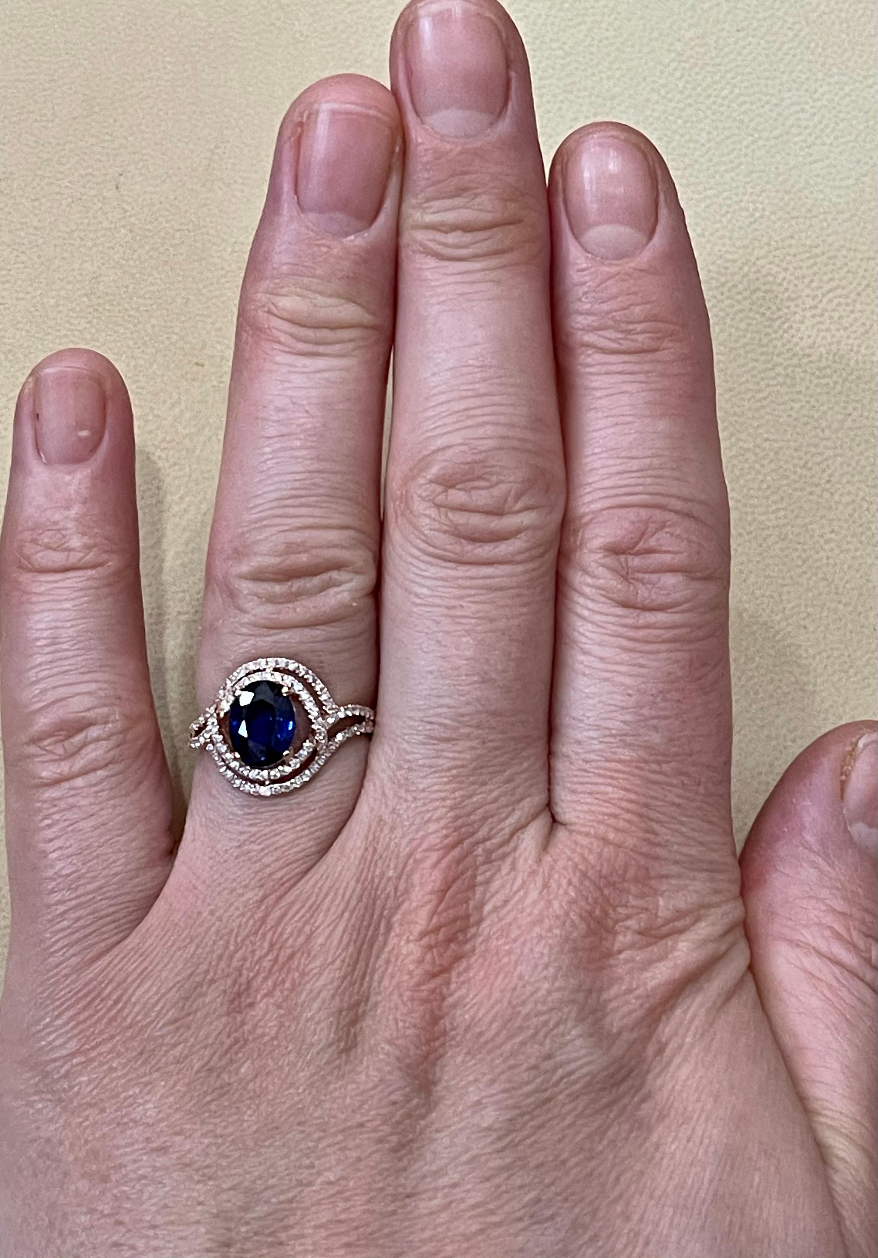 effy blue sapphire ring