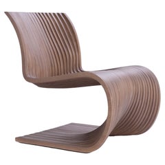 Efi S-Stuhl von Piegatto, ein skulpturaler zeitgenössischer Loungesessel