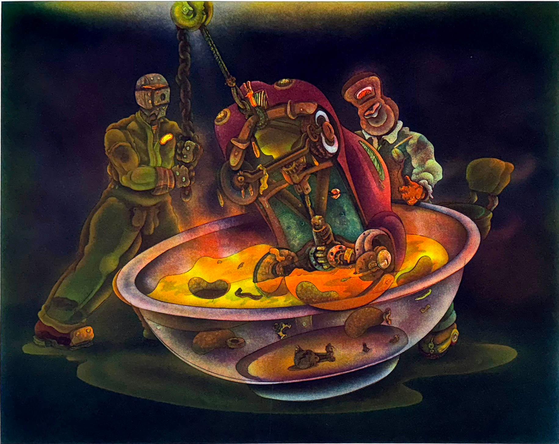 Bean Soup - Print by Efram Wolff