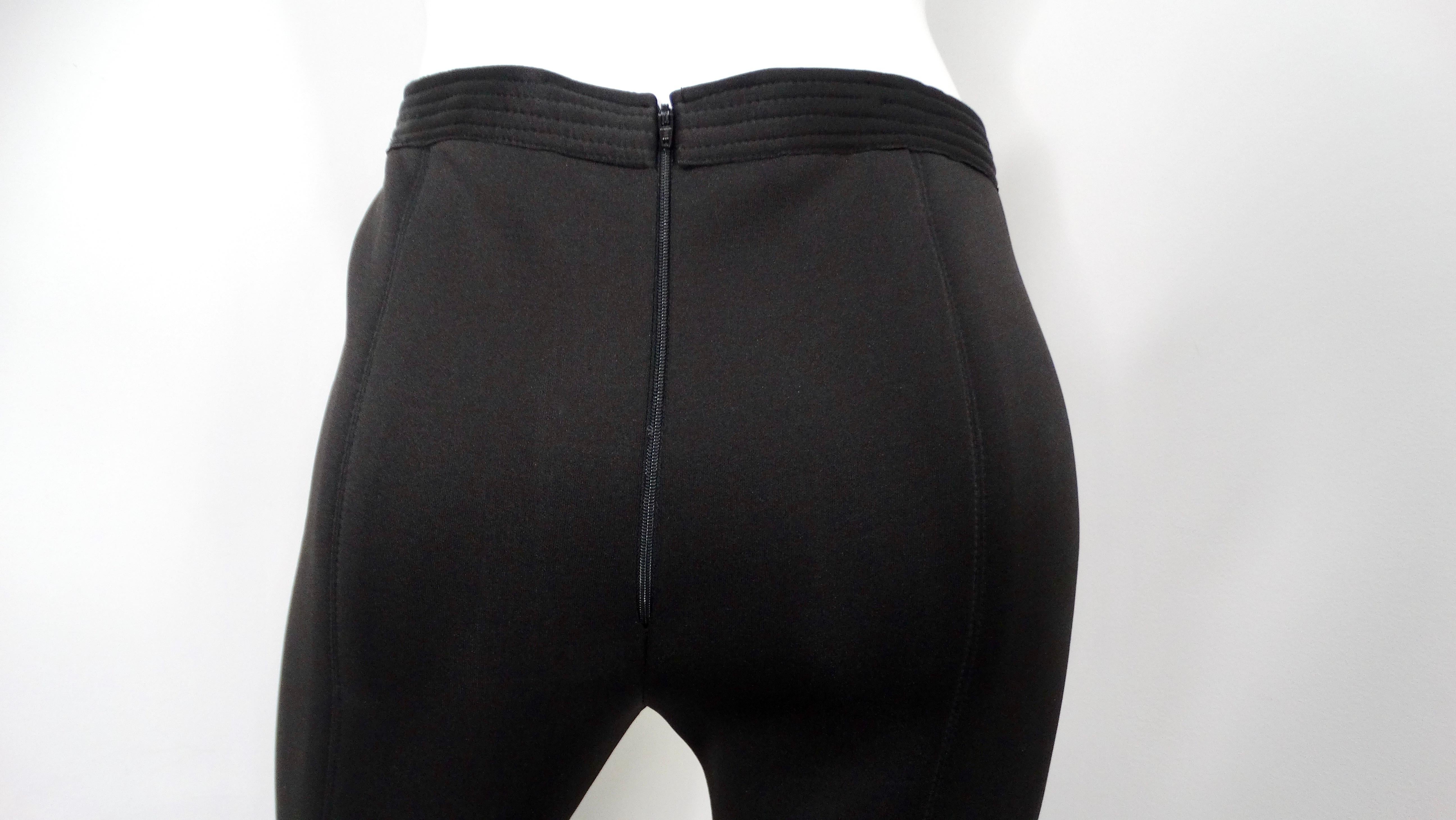 Efrat Kalig Couture Bow Detail Flare Dress Pants For Sale 2
