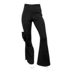 Efrat Kalig Couture Bow Detail Flare Dress Pants