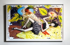 Colored Frida Archival Pigment Print on Aluminum, Framed, 2010