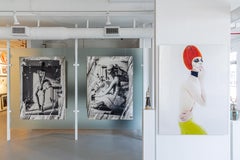 Indira with Red Hair, Archival Pigment Print, 58.5x46 in, Mounted