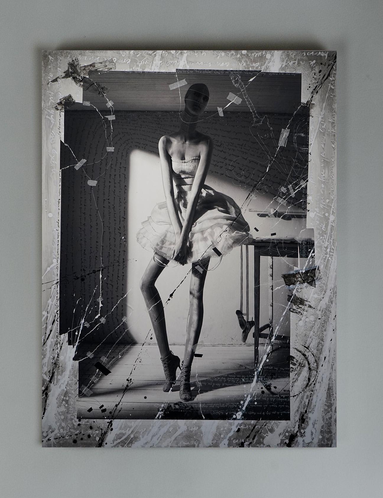 Standing Ballet Archival Pigment Print on Aluminum, Signed, 2010