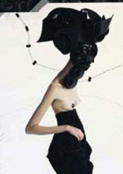 Teresa Standing. Intervened photograph mounted on aluminum