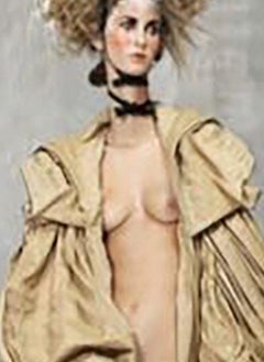 With Yves Coat II. Photograph on canvas.