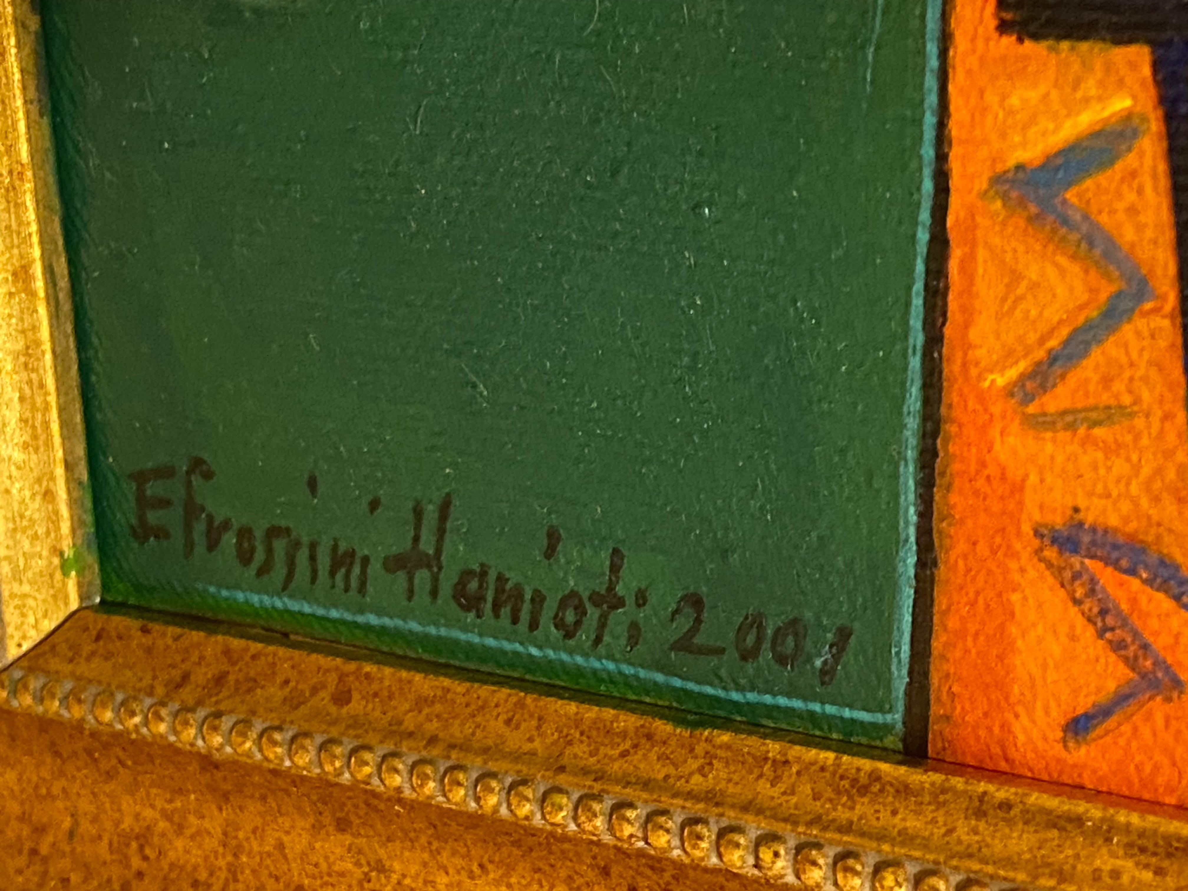 Women's or Men's Efrossini Hanioti Oil on Tempera 