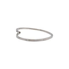 Efva Attling Stockholm Sterling Silver Twist Around Cuff Bracelet #16439