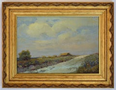 "PAESAGGIO TEXANO "VECCHIO SENTIERO DI CASA  CIRCA 194Os IMPASTO PESANTE.
