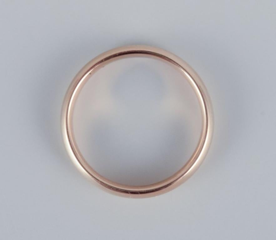 EG, Scandinavian goldsmith. 14-karat gold alliance ring.
Approximately from the 1970s.
Hallmarked.
In perfect condition.
Ring size: 18 mm (US size 8.5).
