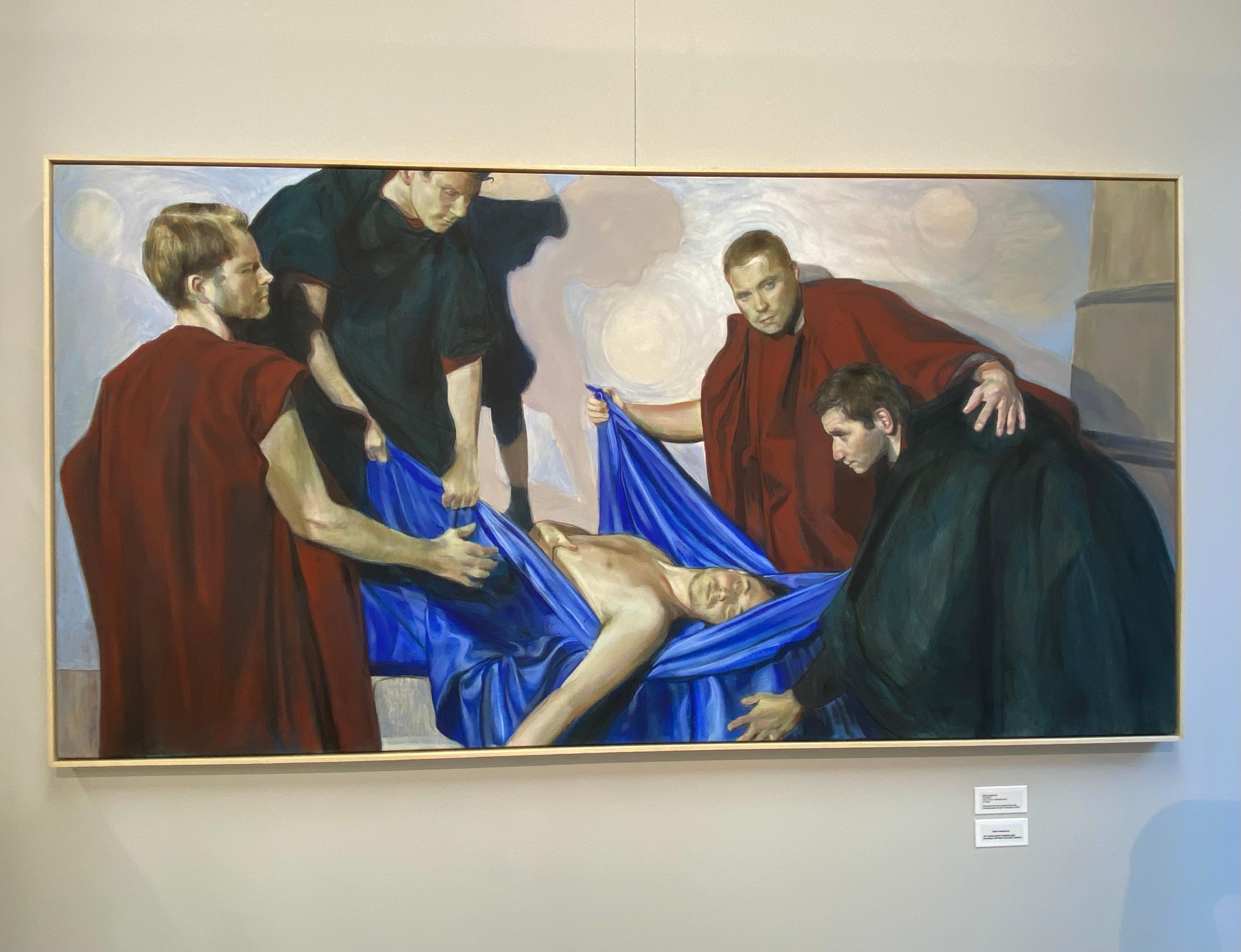 Calvary-21st Century Contemporary Painting by BP Portrait Award 2020 winner 1