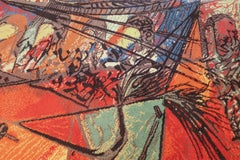 Ege Art Rug After Pablo Picasso, "Running of the Bulls". 8' 2" x 11' 2"