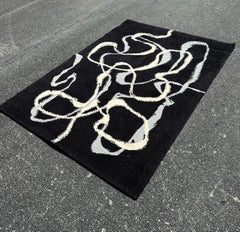 Ege Axminster Alfombra Abstracta Ahumada Dinamarca Moderna de Mediano Siglo 4,5 x 6,5 Danesa