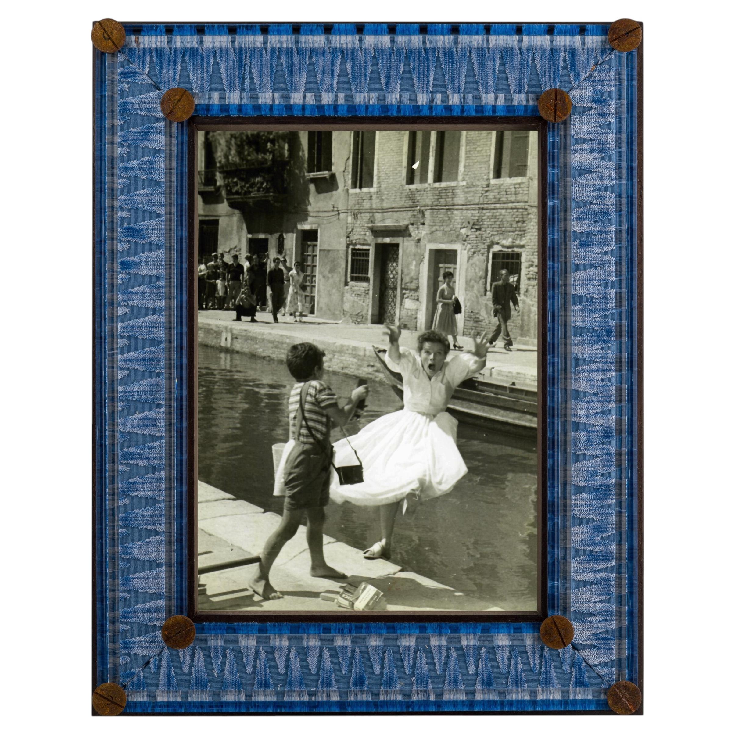 EGEO Frame by Giberto Venezia, Bevilacqua Velvet, Mahogany