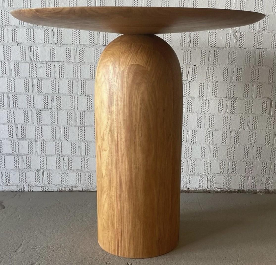 Minimalist Egg 20  Side Table by Wende Reid  Minimal, Artisanal, Organic Modern, Sculptural For Sale