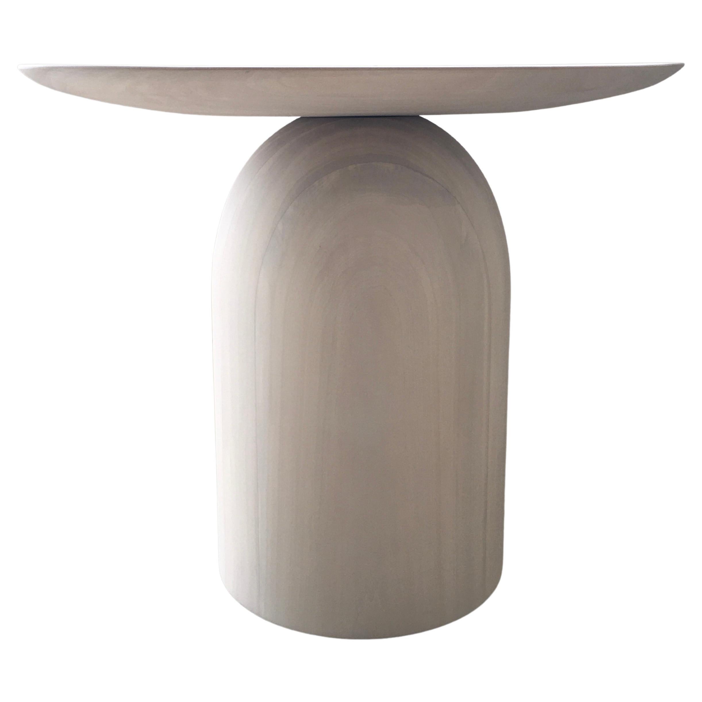 Egg 20  Side Table by Wende Reid  Minimal, Artisanal, Organic Modern, Sculptural For Sale