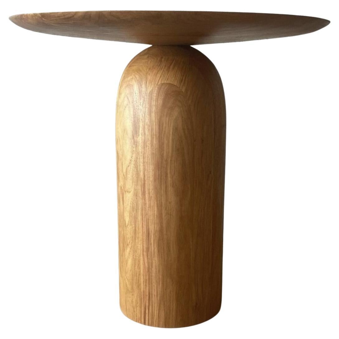 EGG 36 Minimal Sculptural Sustainable Native Rosewood Center Table by Wende Reid