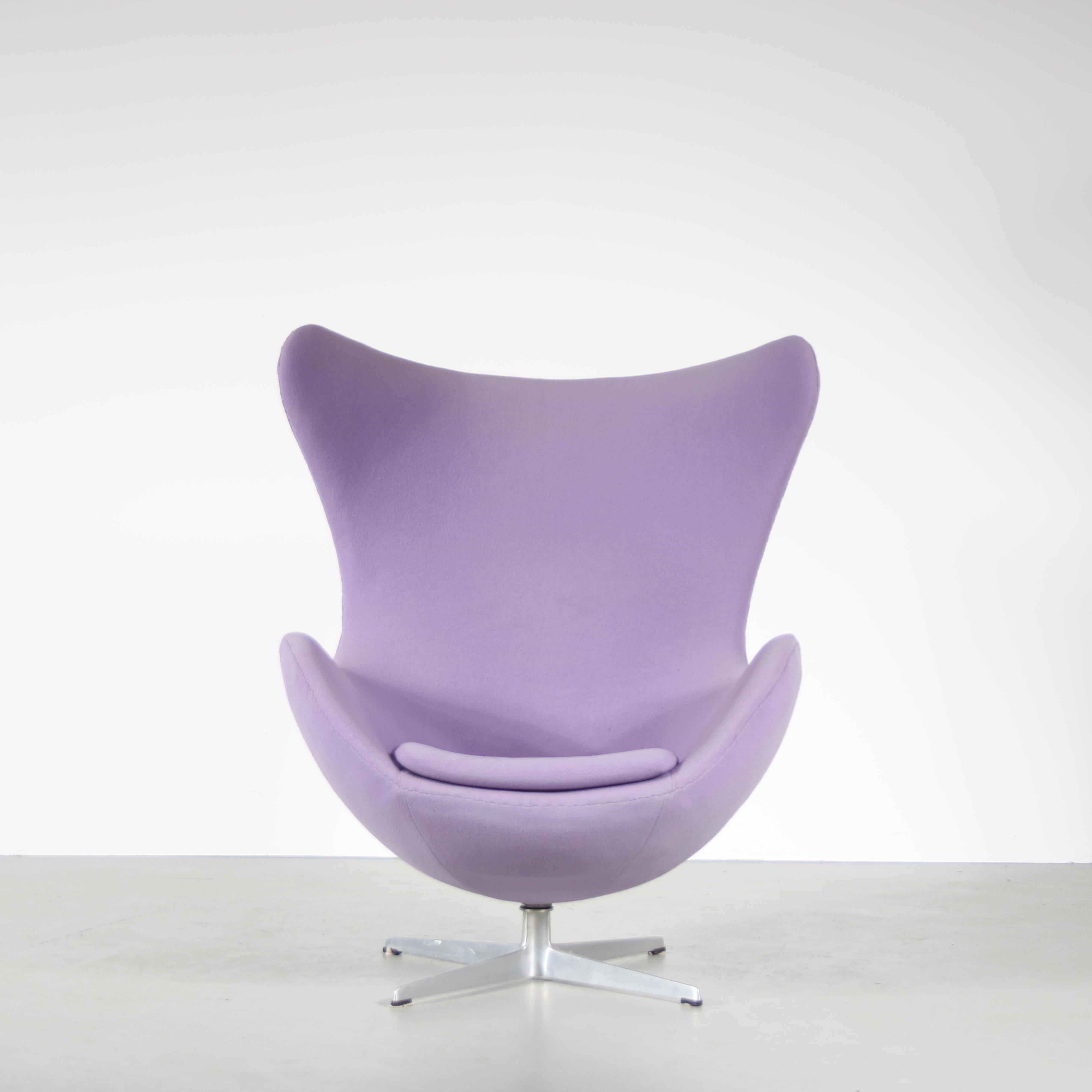 “Egg” Chair by Arne Jacobsen for Fritz Hansen, Denmark 1960 1