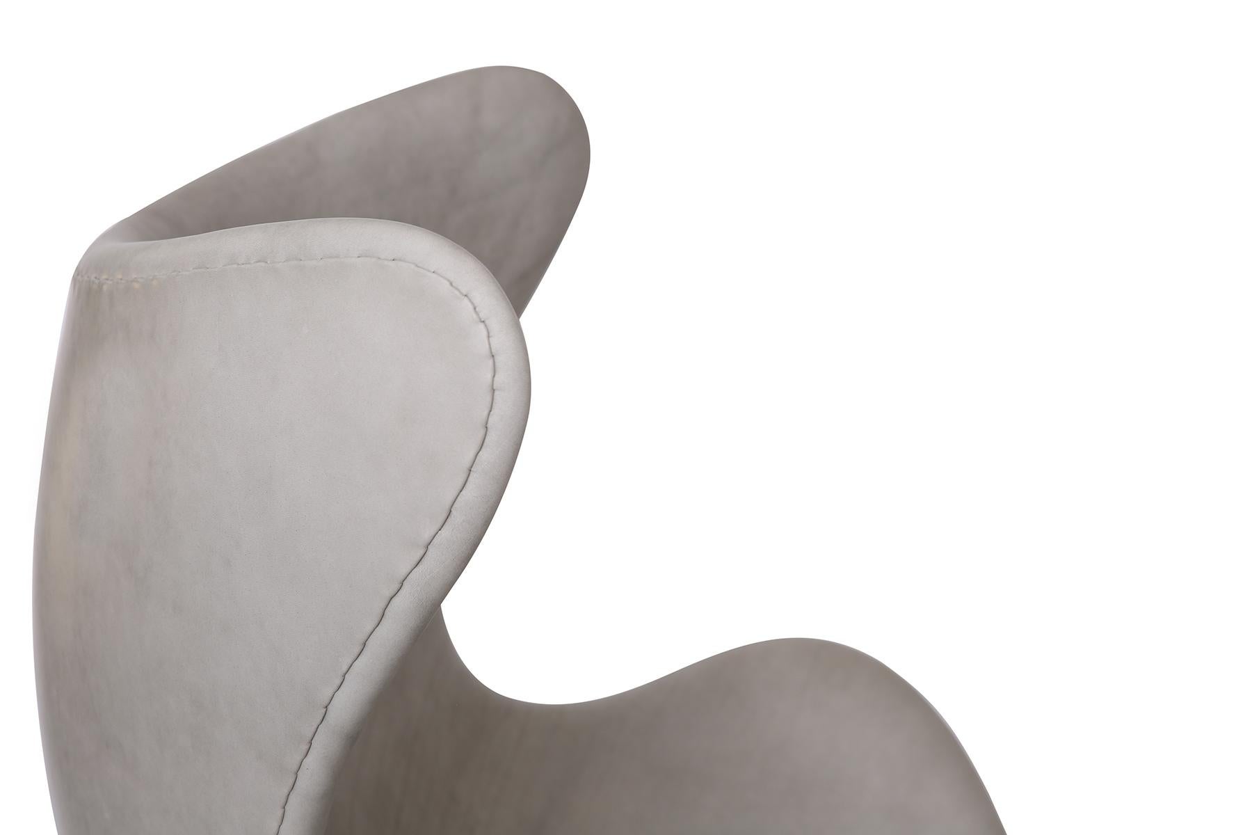 fritz hansen egg chair leather