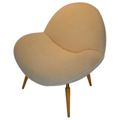 Egg Chair by Fritz Neth for Correcta 1950 in Alpaca Velvet