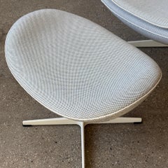Egg Chair + Ottoman by Arne Jacobsen for Fritz Hansen