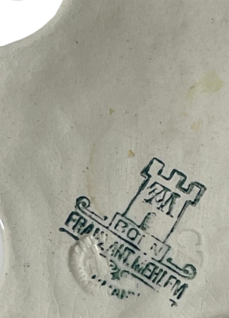 Hueveras en soporte de Franz Anton Mehlem, Alemania, hacia 1890 en venta 1