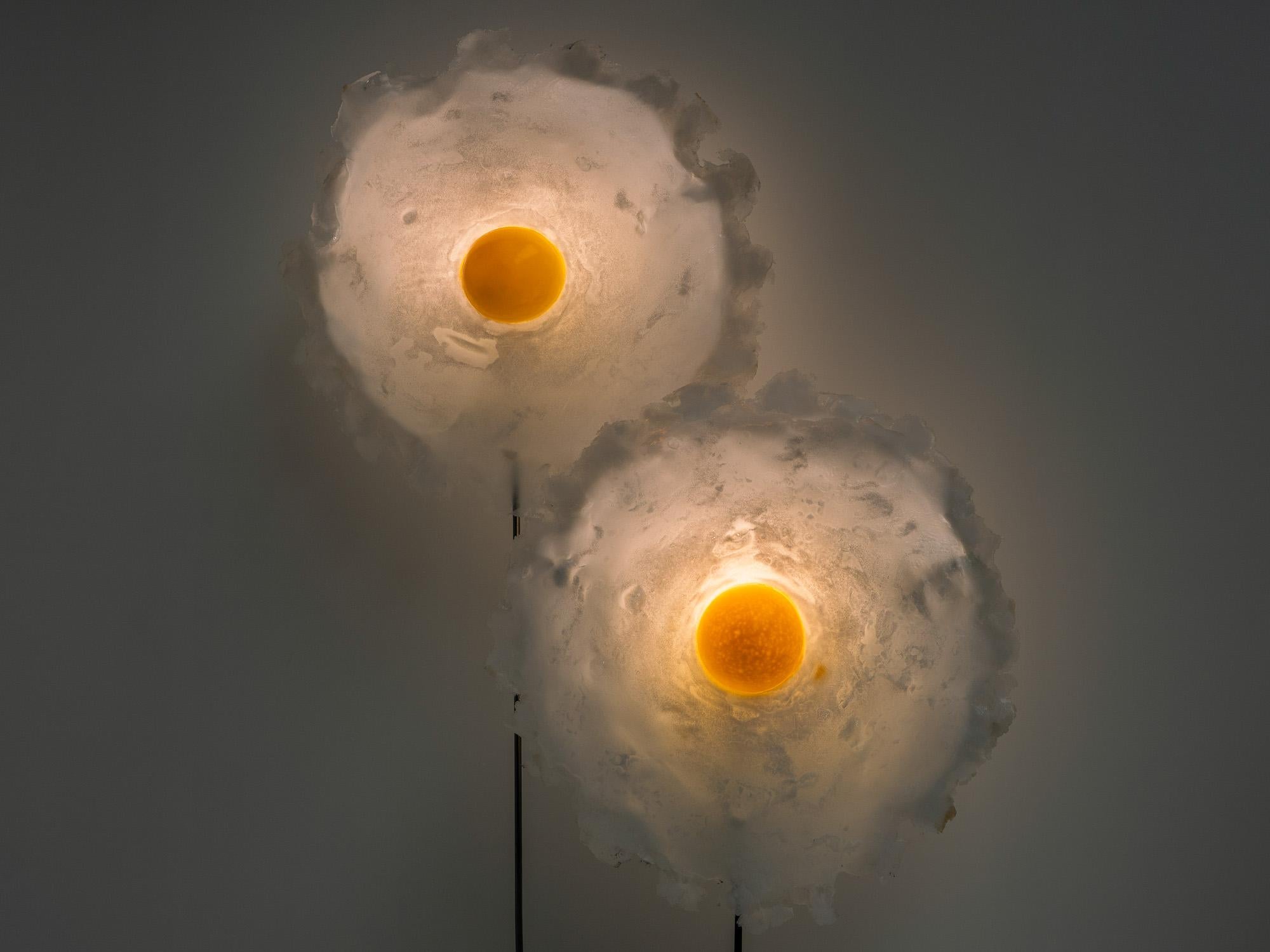 Egg Floor lamp by Michel Froment, France 1990s For Sale 10