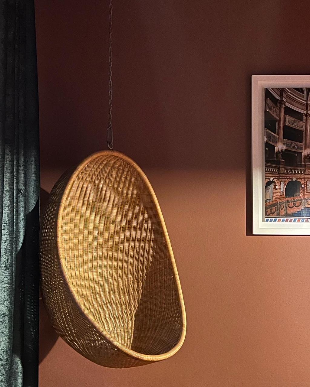 Mid-Century Modern Egg Hanging Chair by Nanna Ditzel, Authentic Historical Edition, 1959 For Sale