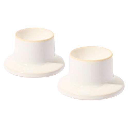 Egg holder / White / set of 2 by Malwina Konopacka