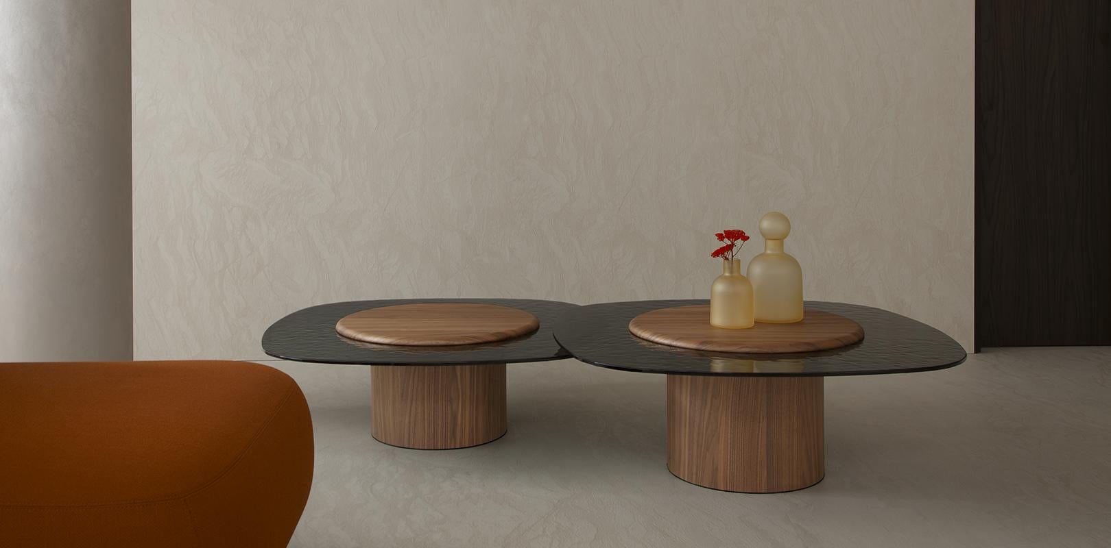 Contemporary Egg Laguna Oak Coffee Table by Morica Design For Sale