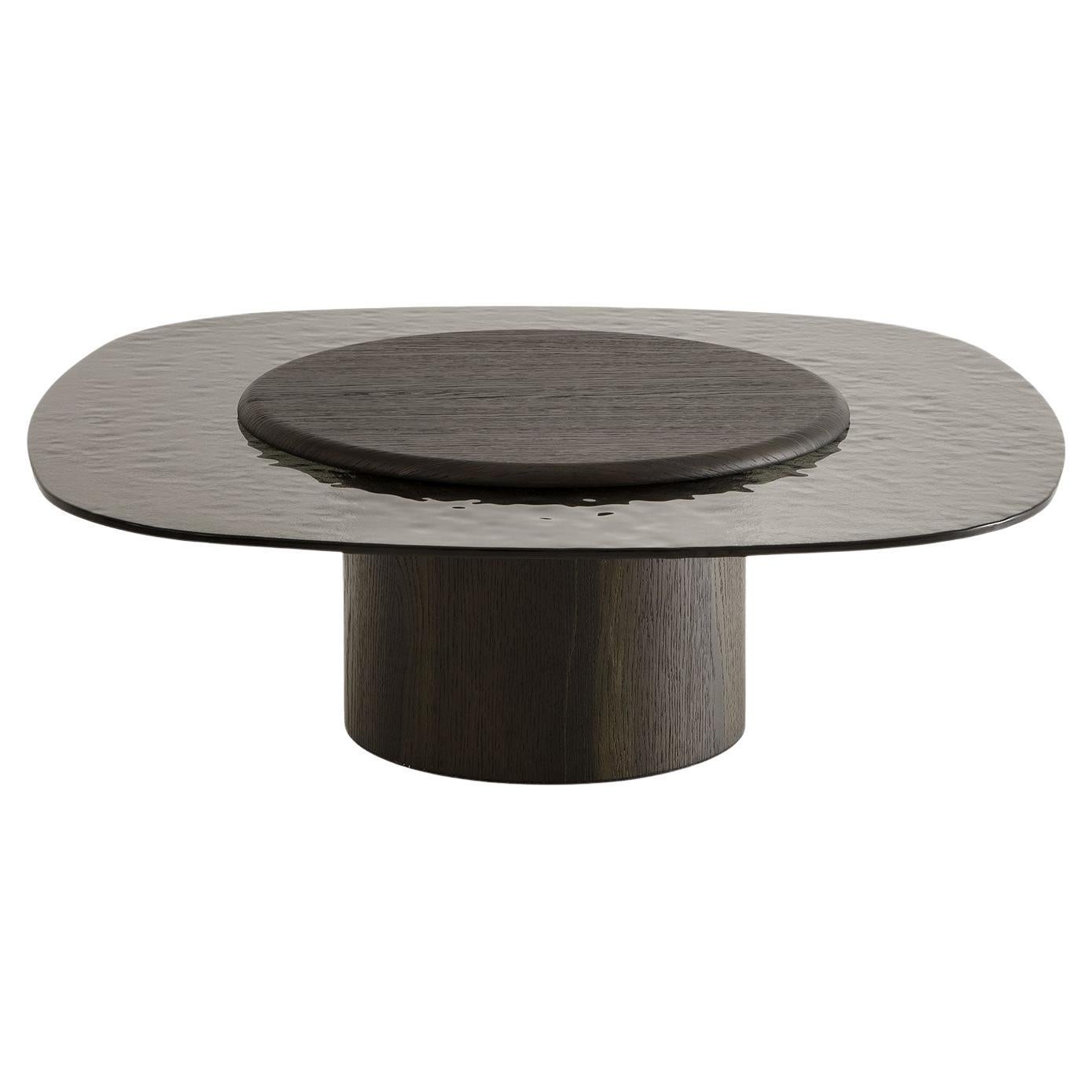 Egg Laguna Oak Coffee Table by Morica Design For Sale