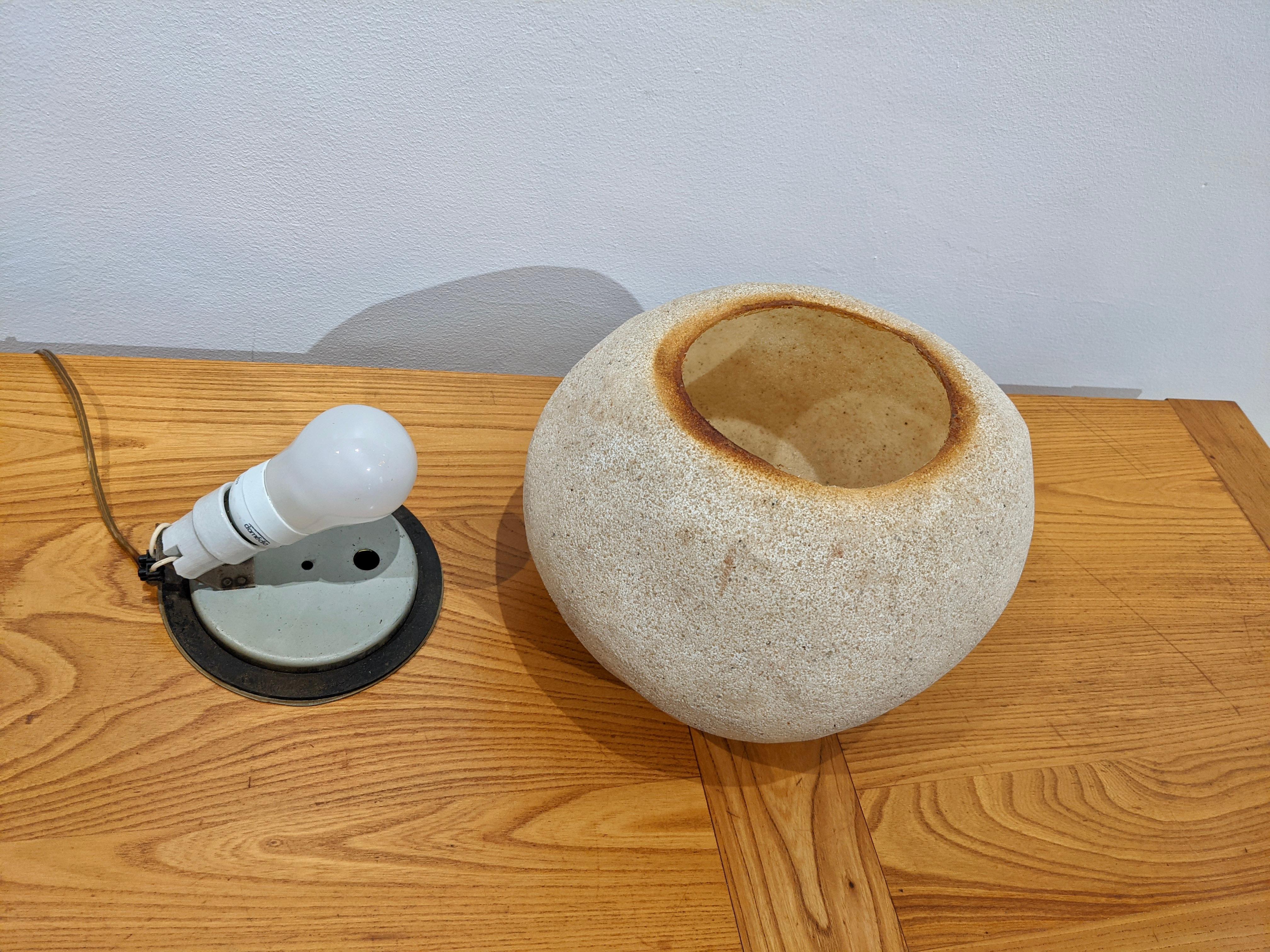 Mid-20th Century Egg Lamp by André Cazenave for Atelier A