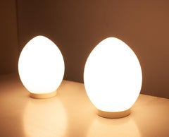 Egg Lamps Verrerie de Vianne, France, 1970s