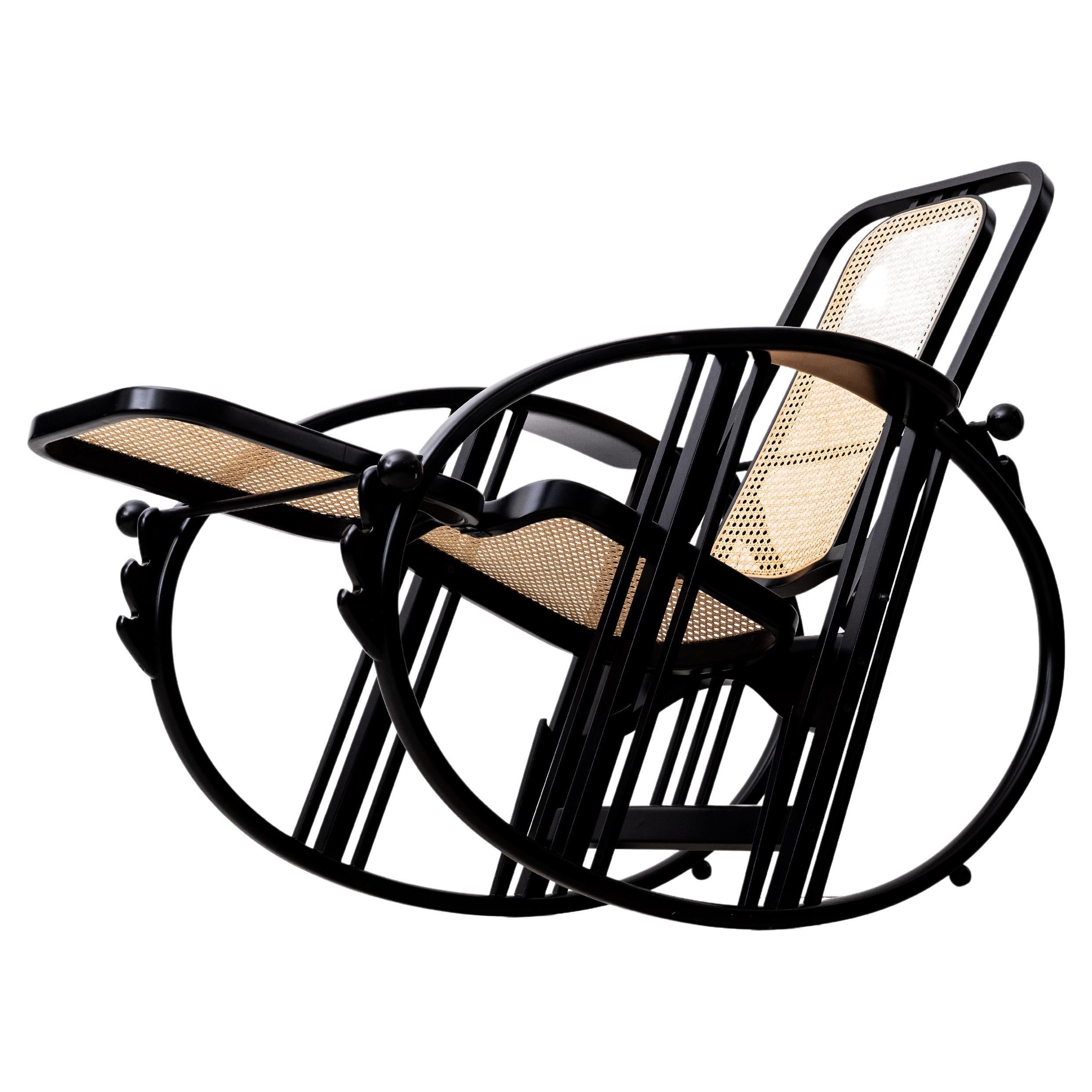 Egg-Rocking Chair by Antonio Volpe (Udine, 1922), ex. by Wittmann (Vienna, 1990) For Sale